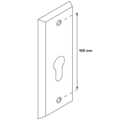 TOPAZ štít horný nerez