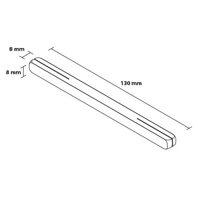 Štvorhran 130mm do kľučky