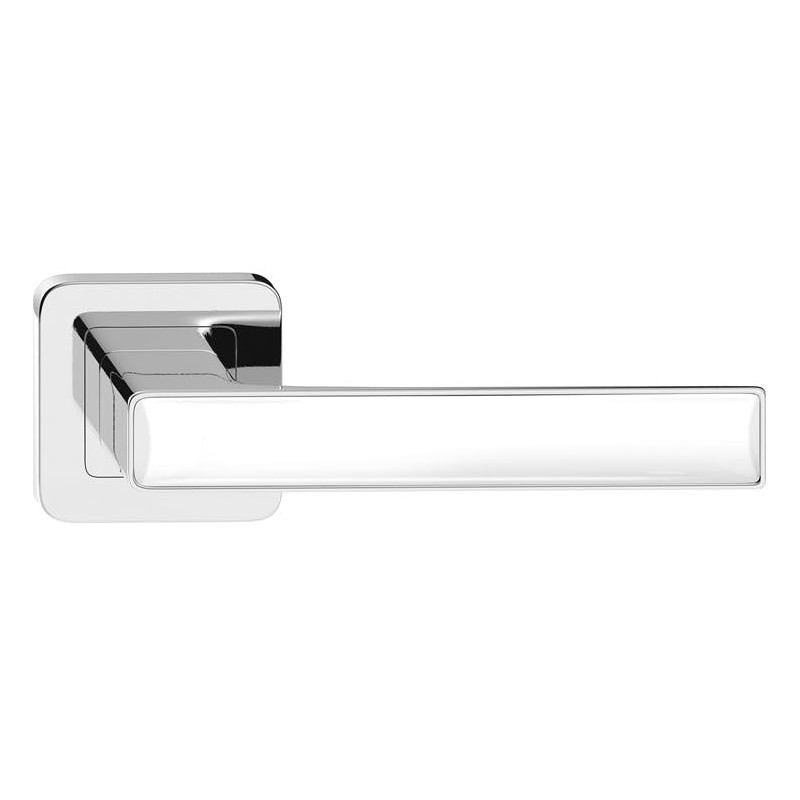 DECO kľučka chróm + dekor biely lesklý DCMBIB DECO kľučka chróm + dekor biely lesklý DCMBIB