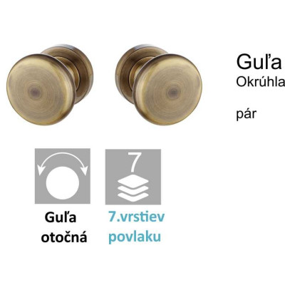 Guľa guľa Okrúhla bronz pár GZPATO Guľa guľa Okrúhla bronz pár GZPATO