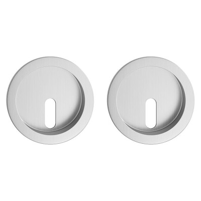 Zámok PO - zostava chróm brúsený ZOKKCS