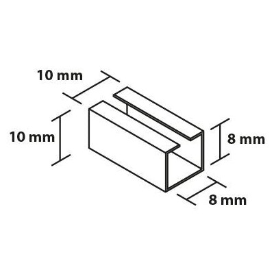 Redukcia 8/10mm kovová RM10 Redukcia 8/10mm kovová RM10