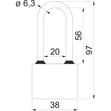 RV oval 38 plus visiaci zámok