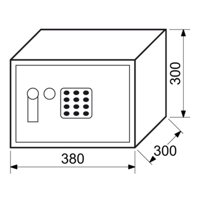 RS30 EDK elektronický sejf RS30 EDK elektronický sejf