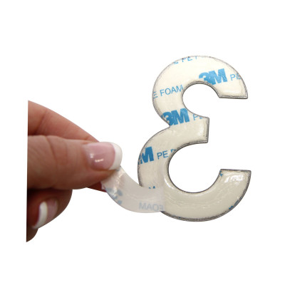 Číslica "6" 75mm nerez Číslica "6" 75mm nerez