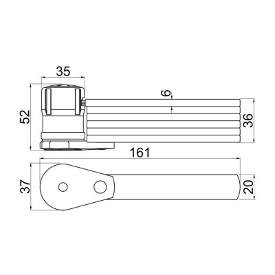 RR.9040 reťazový zámok RR.9040 reťazový zámok