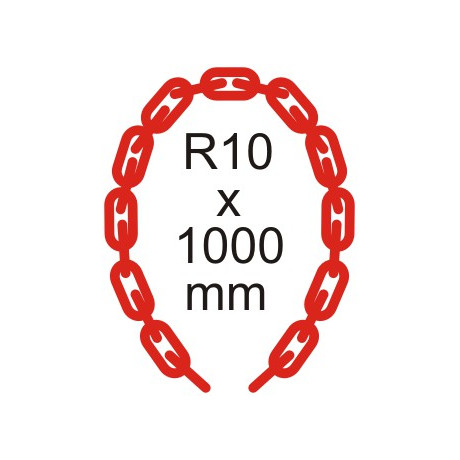 Bezpečnostná reťaz Ø 10mm x 1000mm