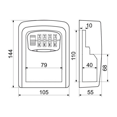 KB.G3 schránka na kľúče KB.G3 schránka na kľúče