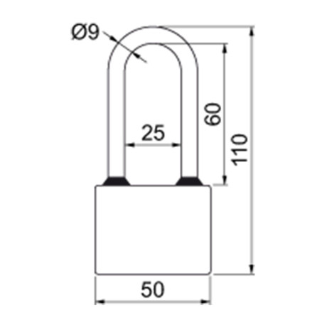 RV oval 45 plus visiaci zámok