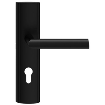 MIRO vchodová kľučka čierna satén 72mm ľavá VMICZL