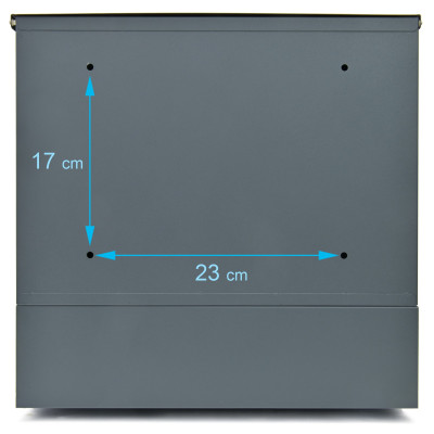 VEVE poštová schránka antracit VEVE poštová schránka antracit