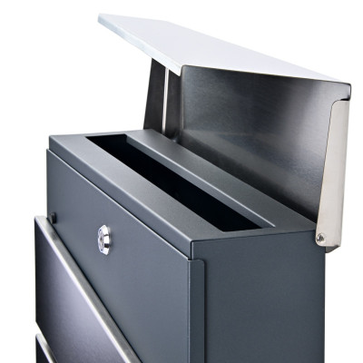 VEVE poštová schránka antracit VEVE poštová schránka antracit