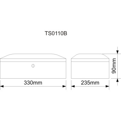 TS110B 330x235x90mm pokladnička TS110B 330x235x90mm pokladnička