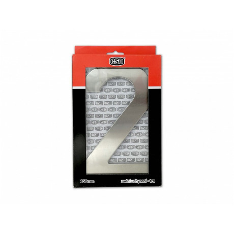 Číslica "2" fasádna 150mm NEREZ S