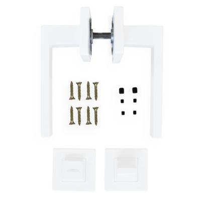 K01 WC kľučka na dvere biela K01 WC kľučka na dvere biela