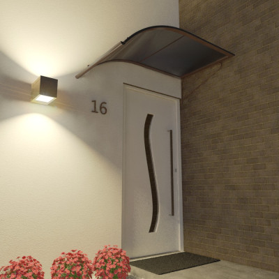 Strieška nad dvere oblúková jednostranná priehľadná 160x75x75cm Strieška nad dvere oblúková jednostranná priehľadná 160x75x75cm