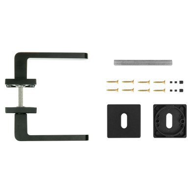 K02 BB kľučka na dvere čierna