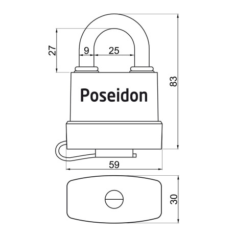 RV Poseidon 50 visiaci zámok