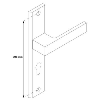 TOTAL vchodová kľučka-kľučka bronz 72mm ľavá TOTAL vchodová kľučka-kľučka bronz 72mm ľavá