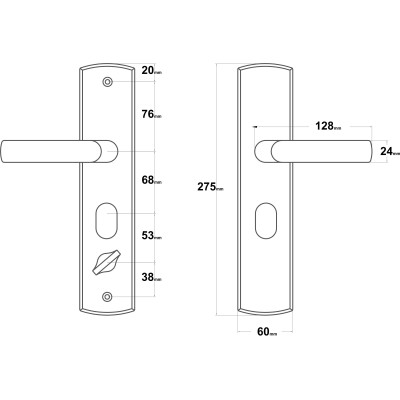 CN kovanie pre vchodové dvere CN kovanie pre vchodové dvere