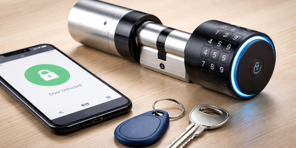 Smart cylindrické vložky: Moderné zabezpečenie bez kľúčov